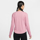 Nike (Nike) T-shirt à manches longues 2025 Spring Nouvelles vêtements de sport Running Fitness Training Round Base Shirt Casual Top Fn2802-699 Pink XL