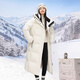 Yalu long down jacket for women winter 2025 new big-name super good-looking hooded casual versatile thickened warm jacket