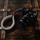 Budi is suitable for Fuji retro camera rabbit cage braided rope shoulder strap camera strap wrist strap camera wrist strap black 4881