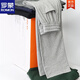 ROMON Summer Pure Cotton Thin Men's Pants Gray Sweatpants Straight Pants Spring and Autumn Loose Versatile Casual Pants Sports Pants Light Gray Summer Thin M 100-125Jin Jin is equal to 0.5 kg