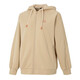 Adidas (adidas) Jacke für Frauen, Herbst und Winter Neue Outdoor-Fitness Sportswear Classic Klassiker dreistreifen Plüsch mit Kapuze Casual Jacket IK9893 Khaki Inner Ripped XL