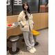Purple Meng Down Jacket Women's Short 2024 New Student Small Clothes Cotton Jacket Winter Down Jacket Women Korean Version Thickened Beige One Size (Can Remark Number)