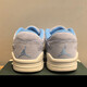 
Nike men's shoes women's shoes 2025 spring new sneakers Jordan Flight Court low top shoes casual shoes FZ9854-400 blue 36