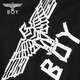 BOY LONDON秋冬情侣款黑色潮牌朋克宽松立领夹克外套N12004 黑色 XS