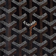 GOYARD presbyopic printed flap pockets, cowhide, card holder, passport bag, same style for men and women, black/brown