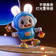 Qianqi Meng Children's Rabbit Dance Roboter Toys kann mit Beleuchtung Early Education Machine männliche 4 Mädchen 0-3 Jahre Geschenke mit Beleuchtung singen und tanzen.