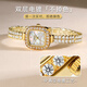 
Julius watch women's high-end light luxury gold watch niche temperament women's watch waterproof quartz women's watch for girlfriend 1517 cold silver watch
