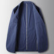 Walker Shop casual suit men's spring and summer thin micro-elastic luxury business suit middle-aged and young people's anti-wrinkle-free stool jacket Blue XL (180) Recommended 145-160Jin [Jin equals 0.5 kg]