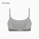 Calvin Klein underwear [Chinese Valentine's Day gift] 25 spring and summer women's ck no-wire light sports vest bra QP2982O P7A-Coconut Blue Gray M