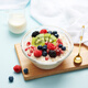 Quaker (Quaker) prêt à la farine d'avoine prêt à manger 1478g * 2 sacs de céréales et boissons d'origine et aliments de remplacement de repas nutritifs de petit-déjeuner sans bouillir. Quaker 1000g * 2 sacs.