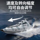 Nouveau bateau à vitesse à grande vitesse simulé Grand bateau télécommandé électrique Child