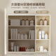 Armoire de salle de bain Hengjie Style en bois écologique de grande capacité Haute définition miroir armoire en céramique intégré combinaison rosée Freelani 6197 [blanc crème] BC6197-70cmmm