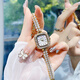 
Julius watch women's high-end light luxury gold watch niche temperament women's watch waterproof quartz women's watch for girlfriend 1517 cold silver watch