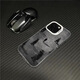 Anwendbar für Apple 16 Promax Mobile Handy Hülle iPhone 15 Pro14 Anti-Fall 1312 Hard Shell 11x [Modefarbe Silber Schwarz] C682 Life Road Apple 16