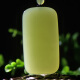 Precio garantizado 618 Hetian Jade Nothing Paleta Verde Jade Hetian Jade Men Jade Colgante Collar Modelo One M9717Z