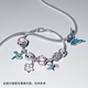 PANDORA Dream Blue Butterfly Extra Large Charm Dream Transformation Power Beautiful Meaning DIY Beaded Birthday Gift Multi-Color One Size