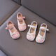 Shengxian girls Hanfu embroidered shoes children's ethnic style dance shoes old Beijing cloth shoes ancient costume princess baby China 728-6 exquisite beige 25 size inside length 15.2cm