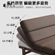 ANZ Japan imported high-end folding bed with wheels lunch break office nap lounge chair adult home hospital accompany 100 wide coffee color