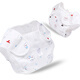 Clcey Windel Pocket Neugeborene Baby Mesh Pockethose fester Gurt Urin Waschbares Baumwollwindel Artefakt atmungsaktivem Ring Meson Sommer 3 Packblau Mesh S (5-11Jin [Jin gleich 0,5 kg]))