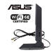 ASUS B660 B760 Z690 Z790 Z890 WiFI6E WiFI7 Bluetooth Magnetic Antenne Leicht zu zerlegen Gigabyte Wifi7 Schwarz Magnetische Antennen Goldfaden