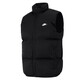Nike (NIKE) cotton jacket vest jacket men's 2023 winter new sportswear outdoor windproof and warm vest casual top FB7374-010 black S