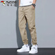 Pantalones de pájaros carpinteros (Tucano) Pantalones casuales de hombres Pantalones de primavera y verano Pantalones de seda de hielo Pantalones transpirables Harun Working Men's Light Green 32