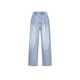 Weniger [gleicher Stil im Einkaufszentrum] 2025 Spring Neues Baumwollwaschblau -Scimitar Jeans 2p1e12240 958 Denim Hell Blue M.