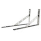 Masfor stainless steel triangle bracket thickened right-angle bracket partition fixed wall hanging bracket 4mm thick 250mm long (2 pieces/box)
