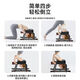 糜岚（MieLanat）多功能倒立凳王鸥同款家用倒立拉伸倒立椅瑜伽普拉提辅助器 【升级H款红色】加粗脚管