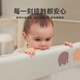 InnoTruth InnoTruth Crib Fence Three-sided Bed Fence Safety Guardrail Single Bedside Baby Anti-fall Bag No Punching
