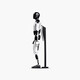 Tesla -Roboterspielzeug [Original] Tesla (Tesla) Tesla Bot Ornament Humanoid Play [Spot Delivery] Tesla Bot Ornament Humanoid Doll Roboter Modell