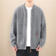 Bangyo Lovers Close de cardigan zipper 2024 Hiver Hiver High-Up épaissi lâche Veste de pull paresseux décontracté Couleur d'avoine 5057 S Poids recommandé 100-125jin [Jin est égal à 0,5 kg]