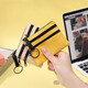 Jiemo Coin Brieftasche Frauen Leinwand Hand halten kleine Tasche Student Short Mini Wallet Card Bag Männer Reißverschluss Schlüsselmünze Militärgrün