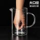 Actualización en espesor de fantasía de medición de vaso de vidrio resistente a alta temperatura con manejo de la explosión Borosilicate Borosilicate Peak Glass Copa de medición de la mejora de medición de la taza de medición de 1050 ml