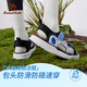 Camel children's sandals summer open toe beach shoes non-slip outdoor casual shoes for middle and large children black/blue 37