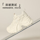 ZHR dad shoes for women with thick sole height-enhanced versatile women's shoes retro casual shoes for women G728 beige 35