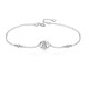 Saturday Fortune 950 Platinum Moissanite Diamond Bracelet Girls Light Luxury Niche Platinum Valentine's Day Birthday Gift Suitable for Birthday Gifts
