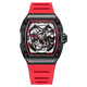 Bonest gatti allemand montre masculin entièrement automatique étanche lumineuse mécanique monteur baril de baril