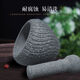 Cat garlic mortar old-fashioned stone retro bluestone stone mortar garlic pounder jar stone cup household food supplement grinder bowl outer diameter 10CM with hammer