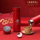 故宫文创礼品定制笔记本保温杯套装国风U盘礼盒公司周年纪念品团队会议伴手礼展会礼活动年会奖品商务礼物 雾霾蓝-LT笔记本+古铜笔+古铜U盘