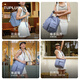 Tujia tuplus kostenloser Rucksack großer Kapazität Reisetasche Multifunktionaler Computertasche modische Pendel -Backpack Graphit Grey