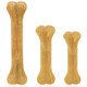 Boqiduo cowhide bone 7.5cm (4 pieces) dog snacks, teething stick, cowhide bone pressing tool, tooth cleaning artifact, bone chewing training
