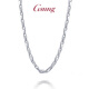 GsunG platinum necklace men's pt950 knight necklace large and bright women's platinum clavicle chain plain chain without treasure chain. Priced by gram, please contact customer service before bidding.