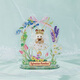 森贝儿家族（Sylvanian families）日版巧克力兔项链带摆台 过家家玩具玩偶套装 生日送儿童礼物