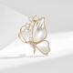 Marco Bizzarri brand light luxury fresh butterfly brooch high-end women's retro accessories pin suit coat accessories niche collar pin Valentine's Day gift for girlfriend and wife birthday gift