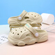 G.Duckkids kleine gelbe Ente Kinderhoch Schuhe Jungen Sandalen Mädchen Mädchen Sommer Anti-Rutsch mittelgroße Kinder Baby Beach Schuhe Junge [Leichte Platte] Sandfarbe 24 25 (innere Länge 170 mm)