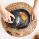 German quality casserole, gas stove, casserole, stew pot, household gas pot, soup pot, ceramic pot, small clay pot, two-color flower, 3-5 people burned, new 3892ml