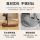 Mark Mu Liangpin Madera de madera maciza espejo de cuerpo completo espejo de cuerpo completo estante de ropa de dormitorio simple con estante de almacenamiento de rodillos X1004 Color de nogal 45 cm