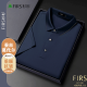 杉杉（FIRS）【凉感亲肤】杉杉翻领短袖POLO衫男夏季薄款休闲百搭男士T恤衫 F760-9918【军绿】 M 165/M-建议115-130斤