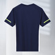 
2025 new spring badminton uniform men and women short-sleeved competition suit quick-drying breathable sports competition training suit 7028 white men's top 2XL